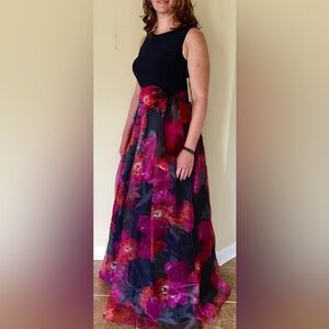 Elegant Floral Maxi Dress